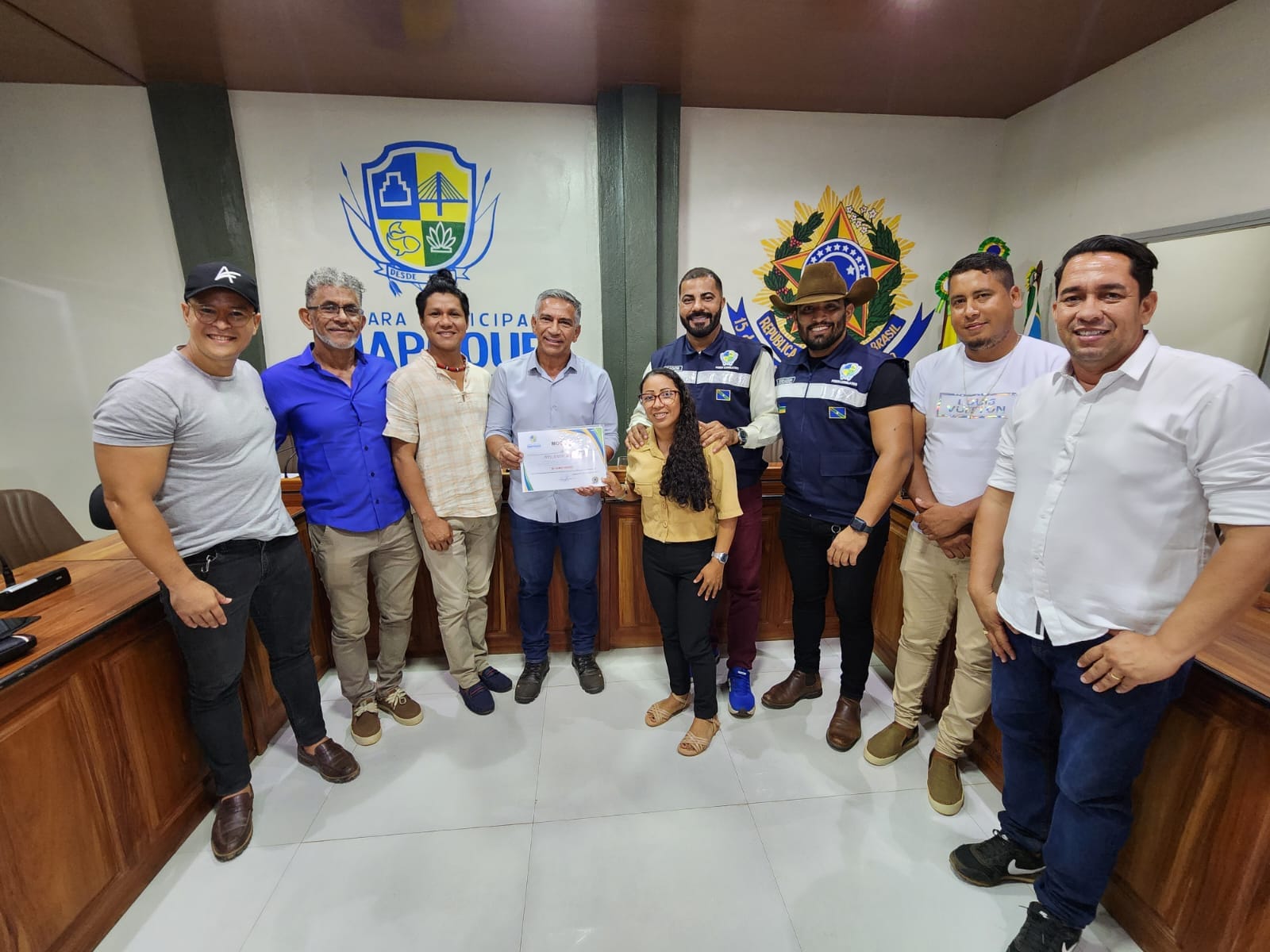 CÂMARA MUNICIPAL PARTICIPA DE REUNIÃO  DO SETRAP. 