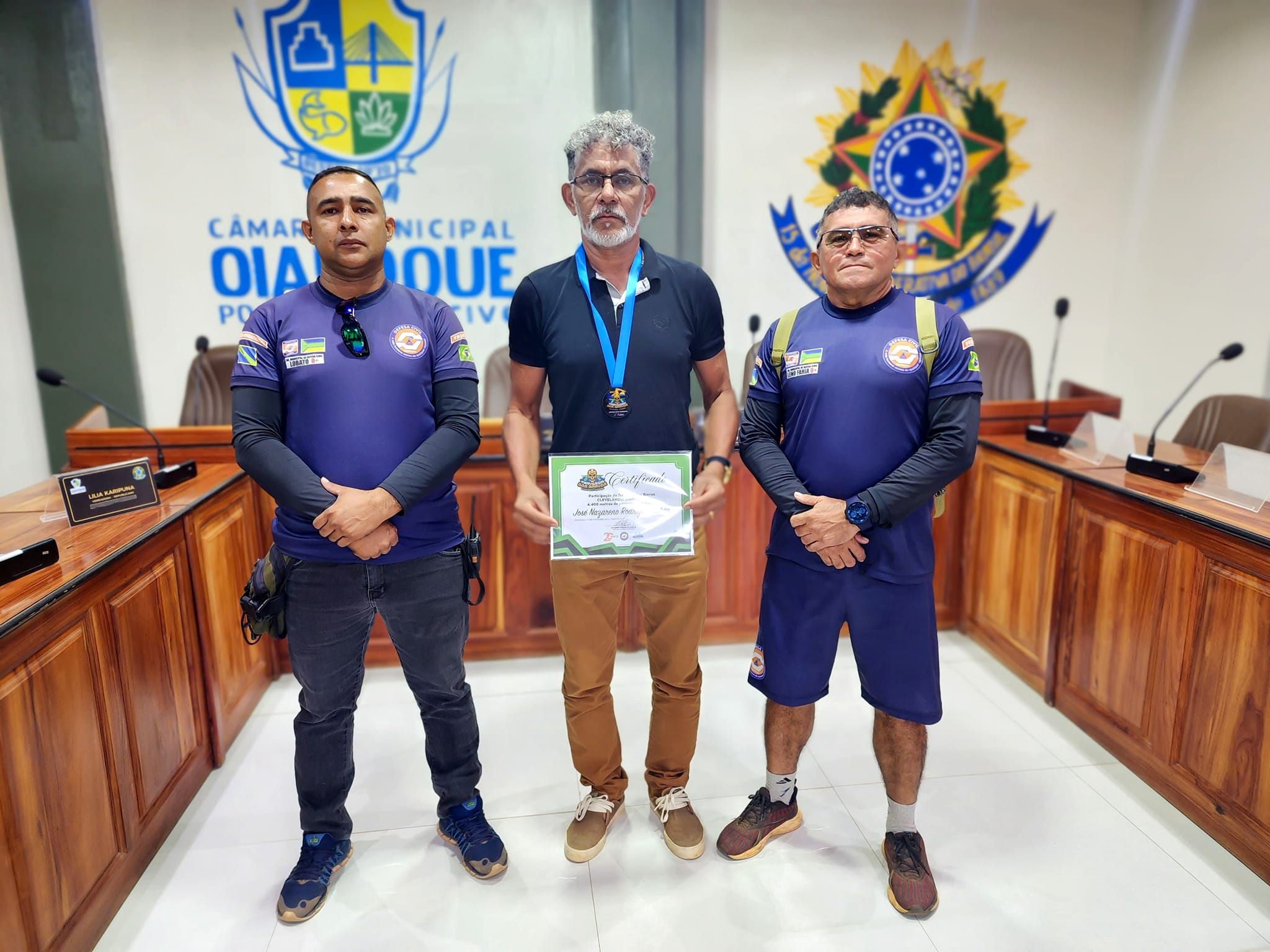 VEREADOR LOBÃO RECEBE CERTIFICAÇÃO. 