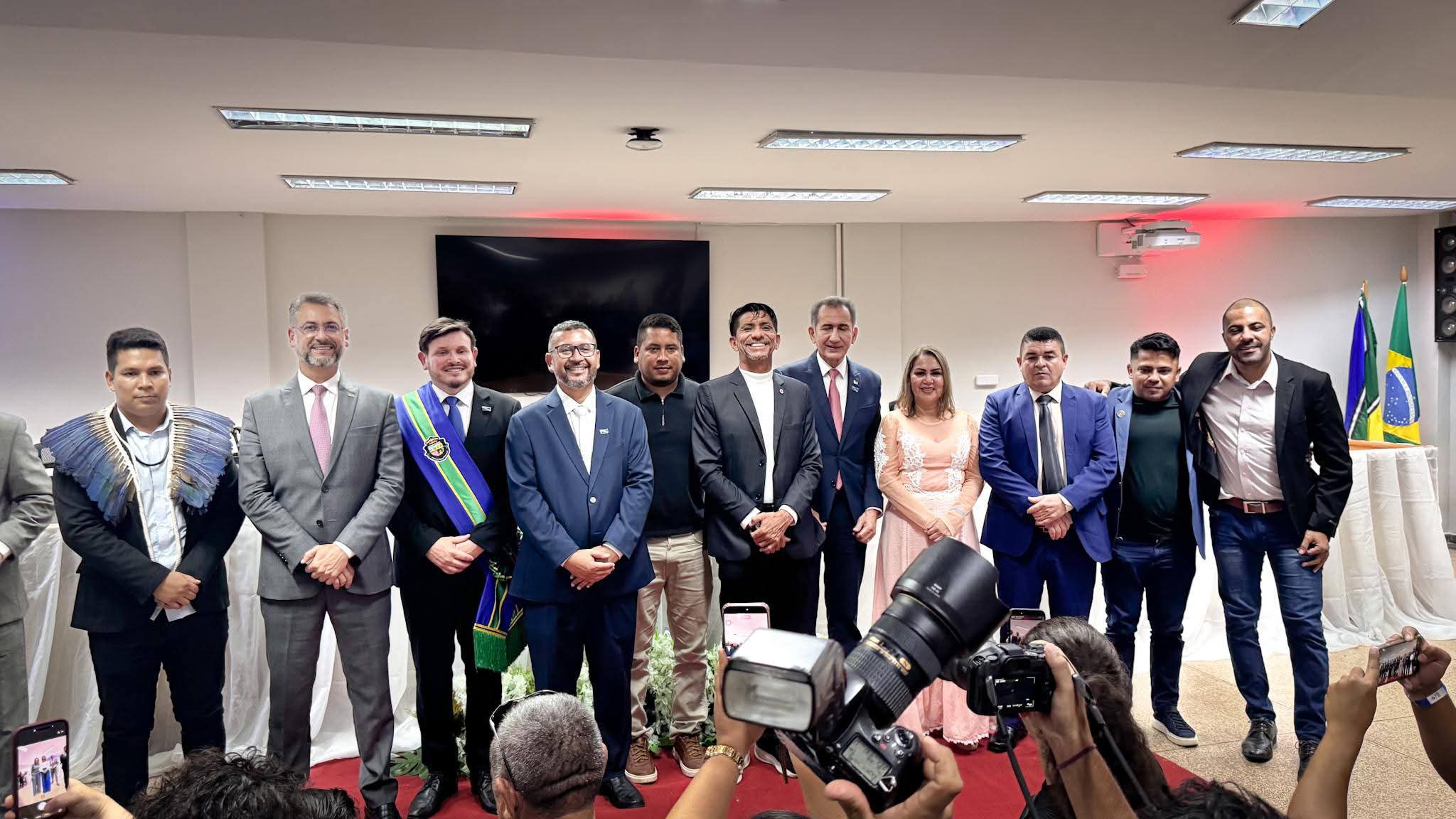 Eleição Suplementar 2026 - Cerimônia de diplomação e posse de Prefeito e Vice-Prefeito - Realizado no auditório do Fórum de Oiapoque-AP.